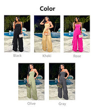 Load image into Gallery viewer, Sexy strapless multi pocket jumpsuit AY3583
