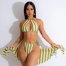 Load image into Gallery viewer, Hot selling striped three-piece set AY3533
