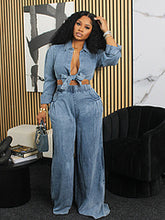 Load image into Gallery viewer, Casual shirt and pants two-piece set AY3577
