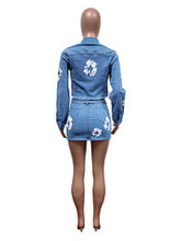 Load image into Gallery viewer, Cross-border fashion printed elastic skirt set AY3467

