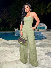 Load image into Gallery viewer, Sexy strapless multi pocket jumpsuit AY3583
