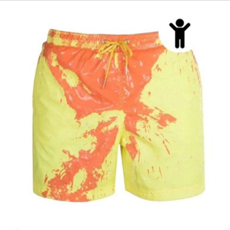 Hot selling Children's color changing quick-drying shorts