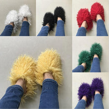 Load image into Gallery viewer, Faux Beach Wool Cotton Slippers（HPSD241）
