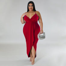 Load image into Gallery viewer, Hot selling V-neck stretch dress  AY2660
