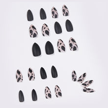 Load image into Gallery viewer, Black milk cow fake nails set（1set=24 pcs）
