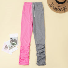Load image into Gallery viewer, Hot selling color matching padded pleated pants(A11102)
