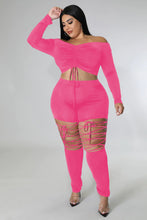 Load image into Gallery viewer, Sexy solid color strapless drawstring two-piece set（AY2296）
