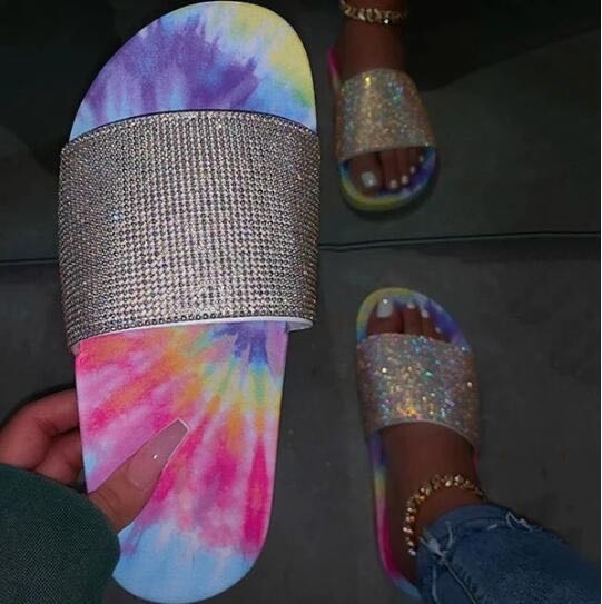 Hot selling shiny slippers(SY0033)