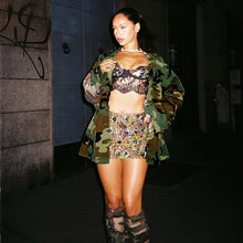 Load image into Gallery viewer, Camouflage Long Sleeve Lapel Jacket（AY2332）
