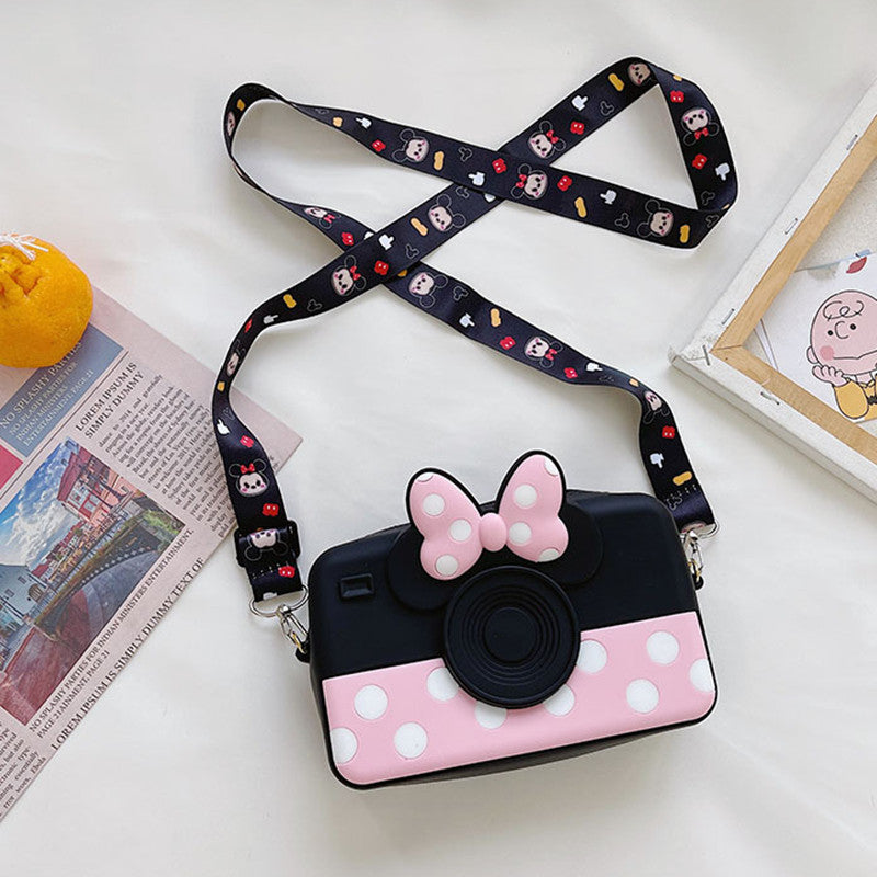 Fashion kids bow camera messenger bag（AB2091）