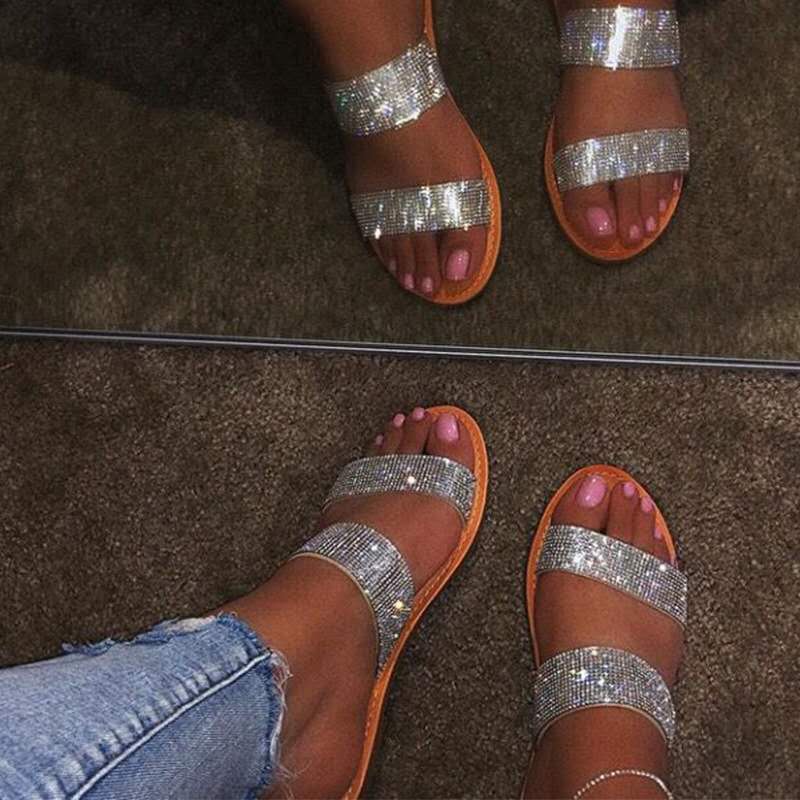Hot selling shiny slippers(SY0022)