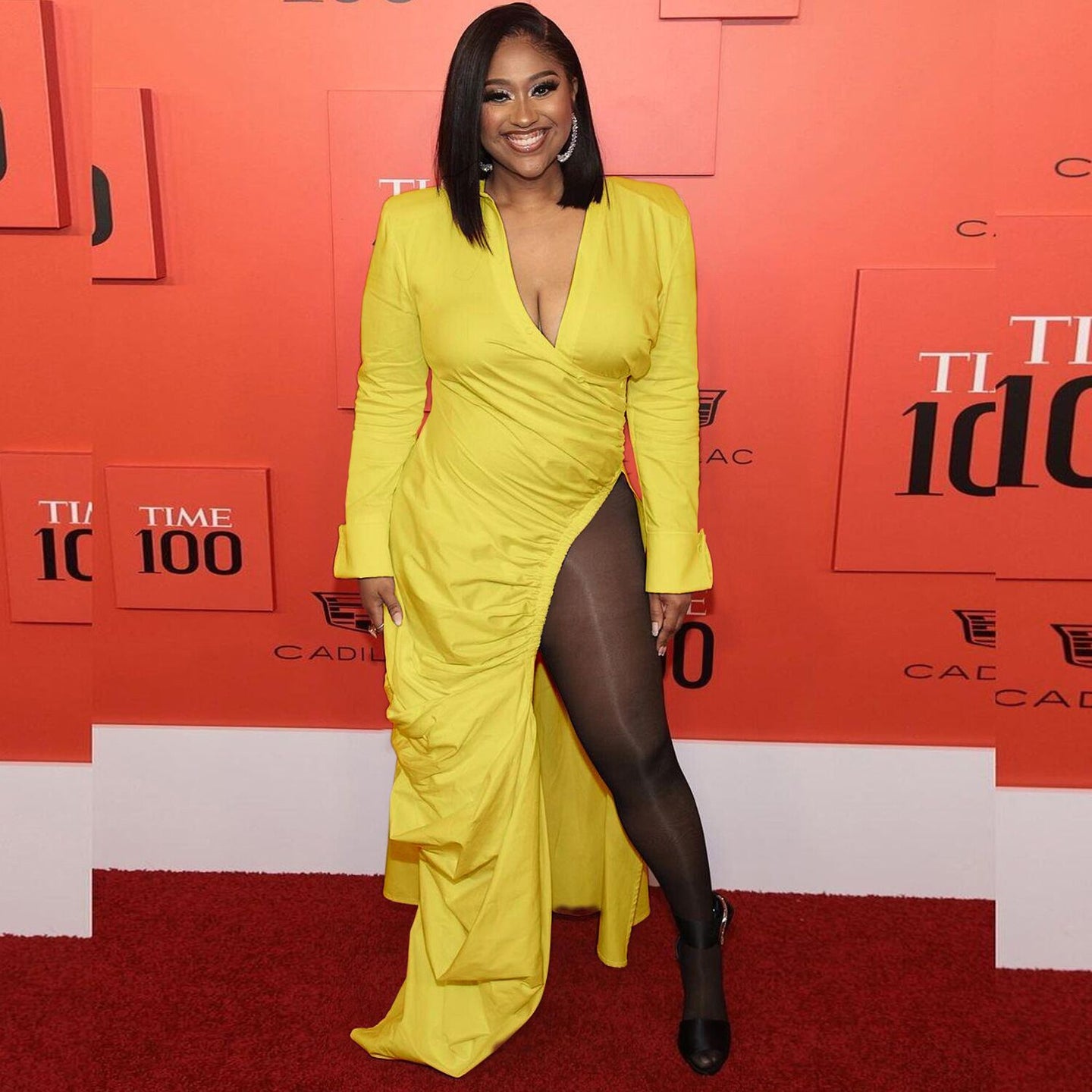 Sexy Deep V Side Slim Dress（AY2606）