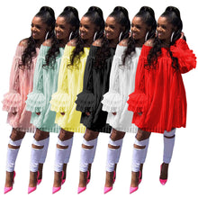 Load image into Gallery viewer, Sexy One-Line Neck Pineapple Sleeve Dress（AY2319）
