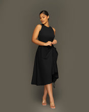 Load image into Gallery viewer, Gathered Tank Top Dress Shawl Short Jacket Set（AY2258）
