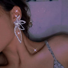 Load image into Gallery viewer, Fashion Rhinestone Butterfly Earrings（AE4092）
