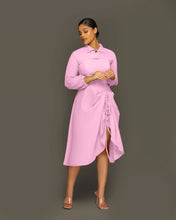 Load image into Gallery viewer, Gathered Tank Top Dress Shawl Short Jacket Set（AY2258）
