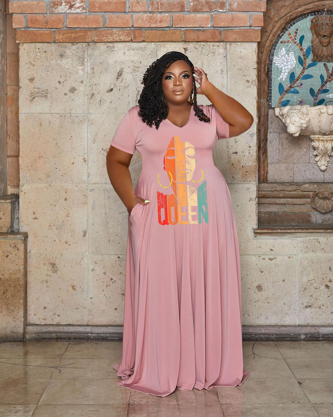 Plus Size dress (AY1984)