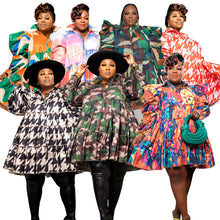 Load image into Gallery viewer, Fashion printed ruffle dress AY2639
