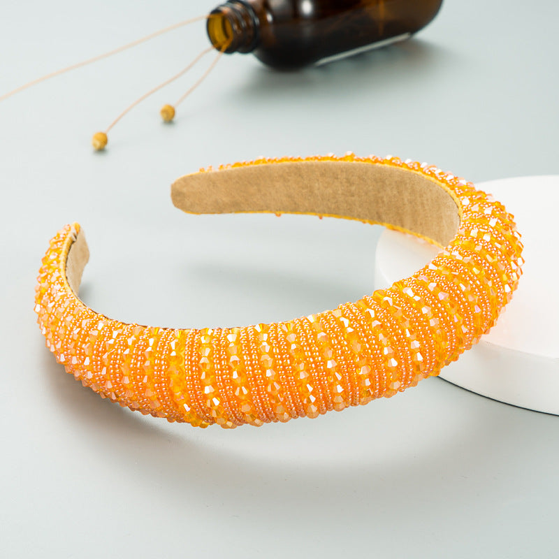 candy color beaded headband