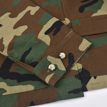 Load image into Gallery viewer, Camouflage Long Sleeve Lapel Jacket（AY2332）
