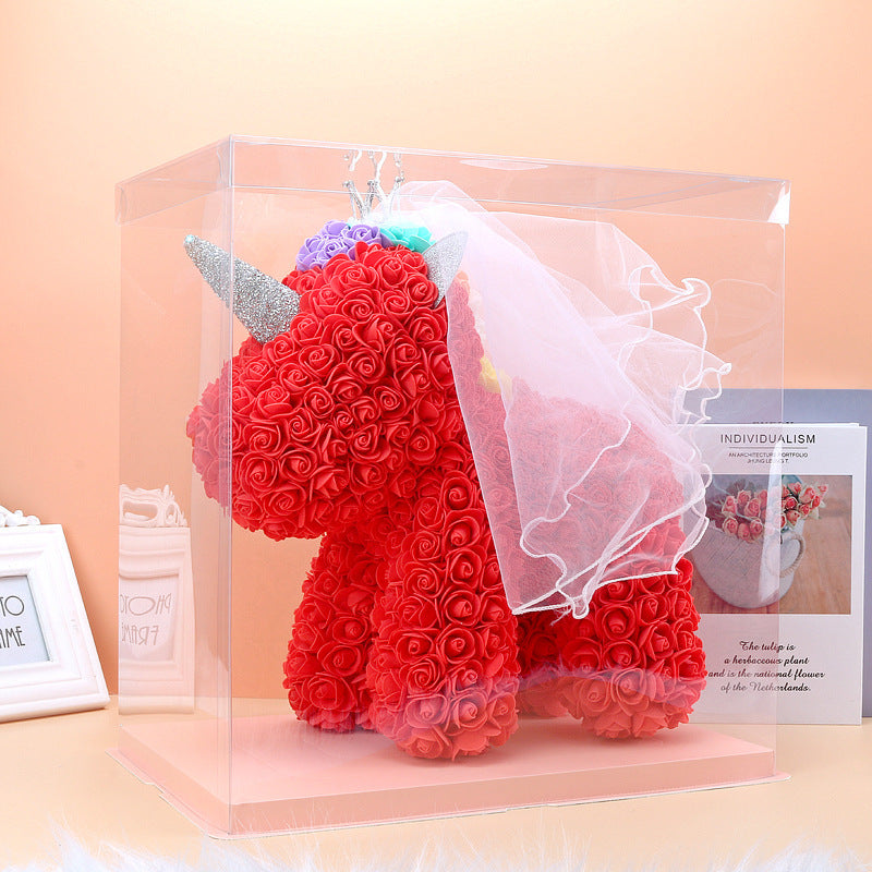 Valentine's Day gift rose unicorn AE4125