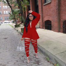 Load image into Gallery viewer, Sexy solid color hollow suit suit（AY2339）
