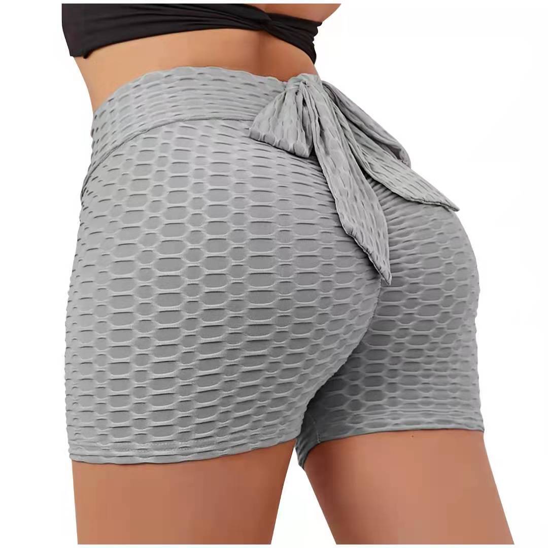 New yoga bow sports shorts（AY1075）