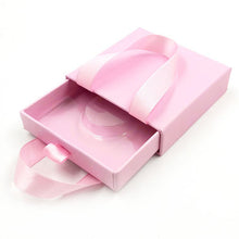 Load image into Gallery viewer, Hot sale ribbon portable square eyelash packaging box
